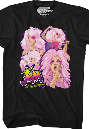 Singer Collage Jem And The Holograms T-Shirt