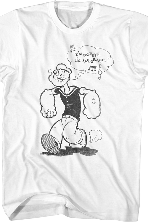 Singing Popeye T-Shirtmain product image