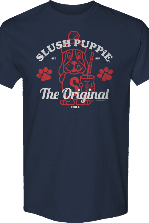 Sit, Sip, Chill Slush Puppie T-Shirtmain product image