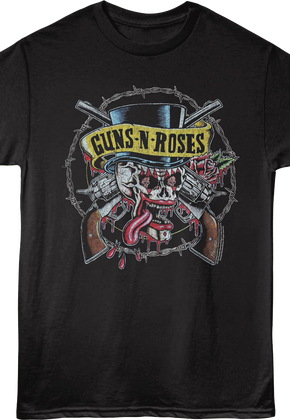 Skull And Pistols Guns N' Roses T-Shirt