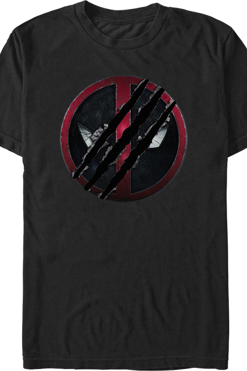 Slashed Logo Deadpool & Wolverine Marvel Comics T-Shirtmain product image