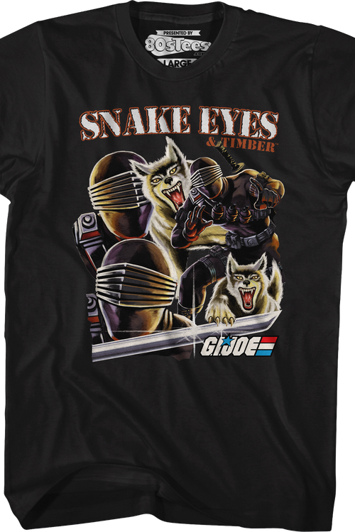 Snake Eyes & Timber Collage GI Joe T-Shirtmain product image