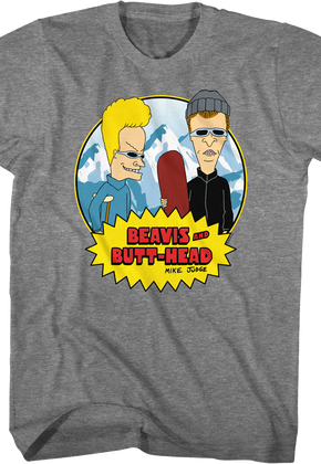 Snowboarding Beavis And Butt-Head T-Shirt