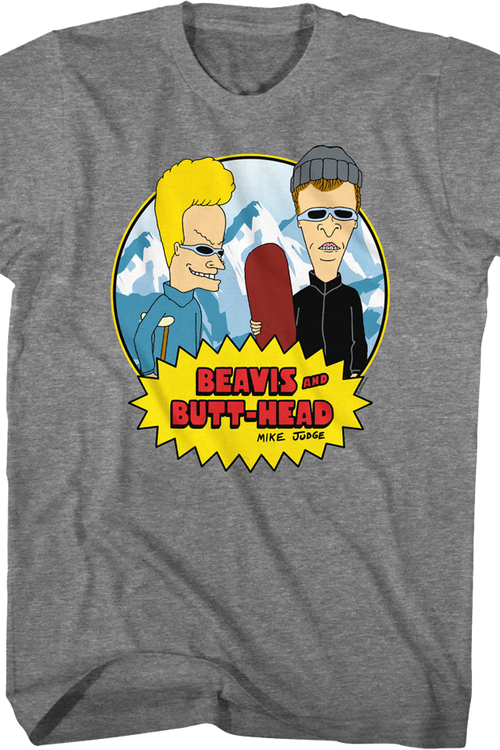 Snowboarding Beavis And Butt-Head T-Shirtmain product image