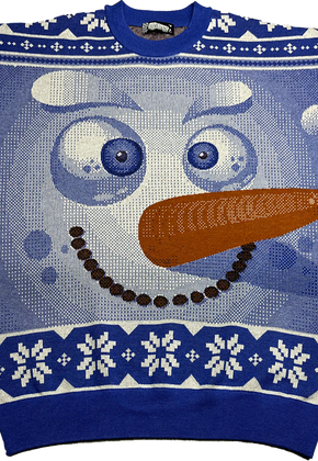 Snowman Knitted Christmas Sweater