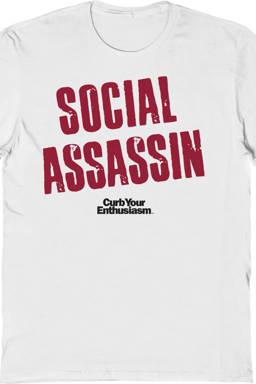 Social Assassin Curb Your Enthusiasm T-Shirtmain product image