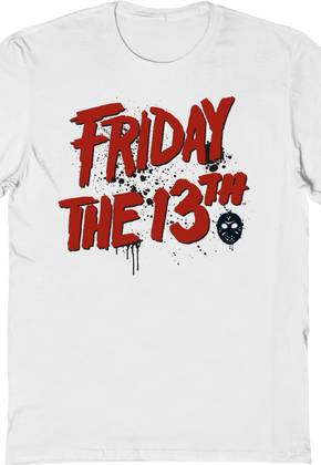 Splatter Logo Friday The 13th T-Shirt