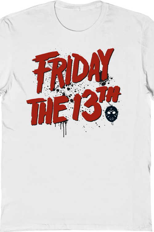 Splatter Logo Friday The 13th T-Shirtmain product image