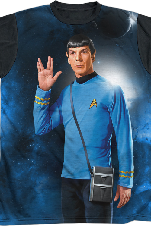 Star Trek T-Shirt Mens Shirt Spock Tshirt Live Long and Prosper T Shirt Gift  Shirt Gift for Men