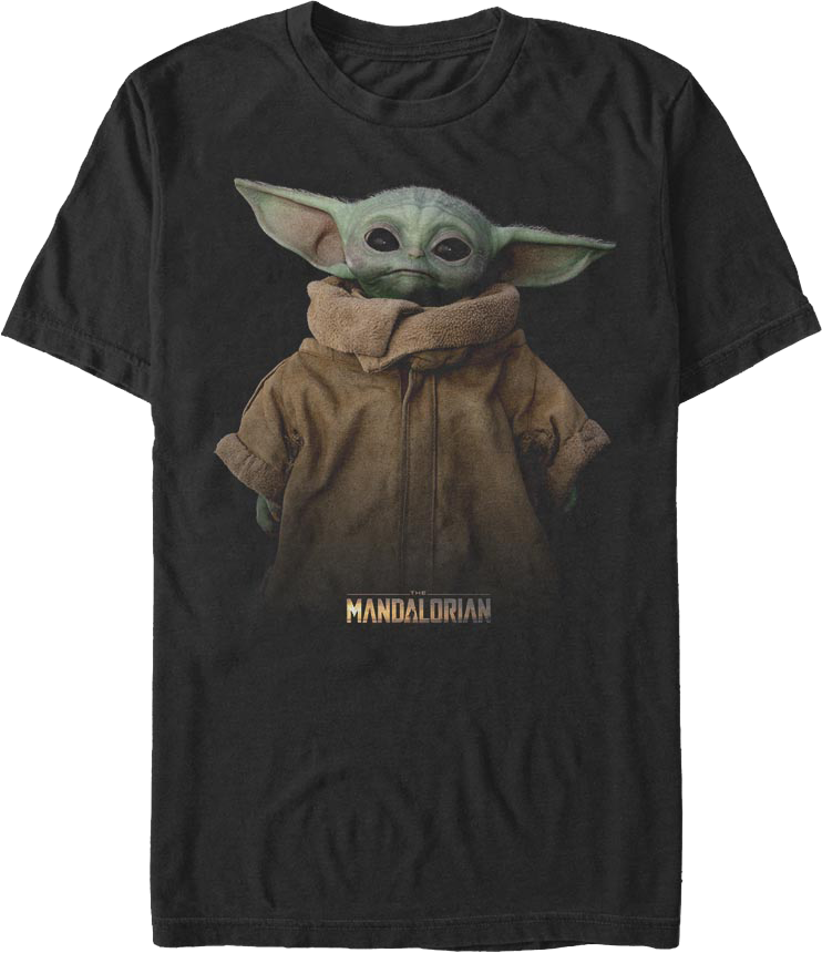 Star Wars The Mandalorian The Child Portrait T-Shirt