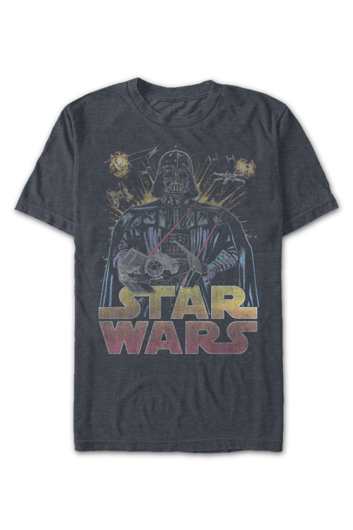 Star Wars Vader Air Battle T-Shirtmain product image