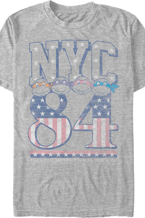 Stars And Stripes NYC 84 Teenage Mutant Ninja Turtles T-Shirtmain product image