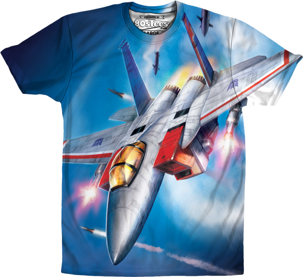 Sublimated Seeker Starscream Shirt: Transformers Mens T-Shirt