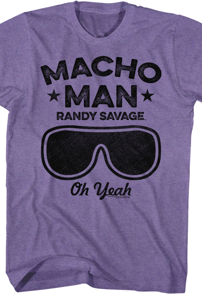 Sunglasses Macho Man Randy Savage T-Shirt