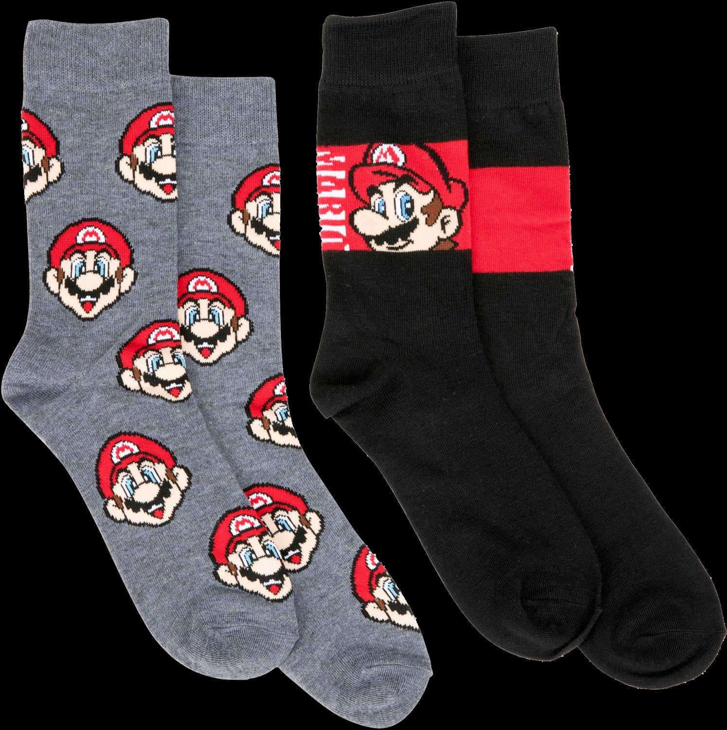 Super Mario Bros. 2-Pack Nintendo Socks