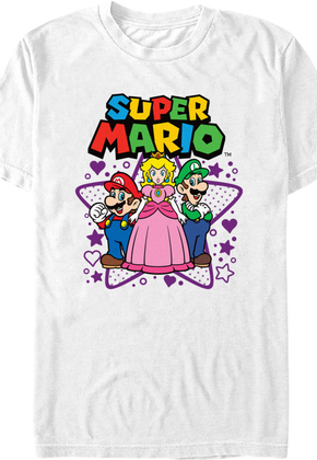 Super Mario Bros. Heroic Shapes Nintendo T-Shirt