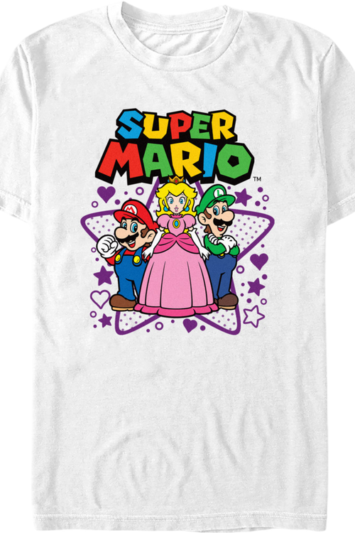 Super Mario Bros. Heroic Shapes Nintendo T-Shirtmain product image