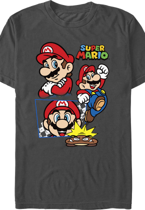 Super Mario Poses Collage Nintendo T-Shirt