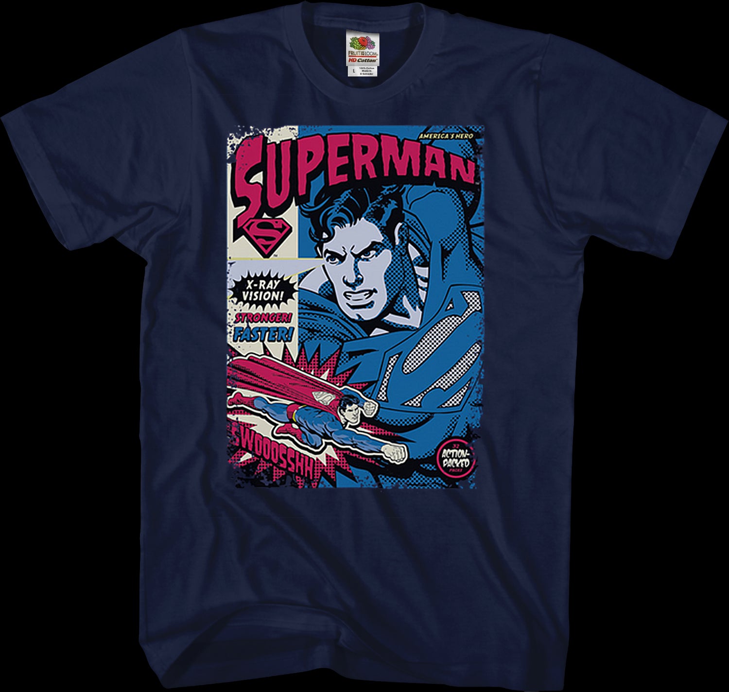 Superman Action-Packed DC Comics T-Shirt