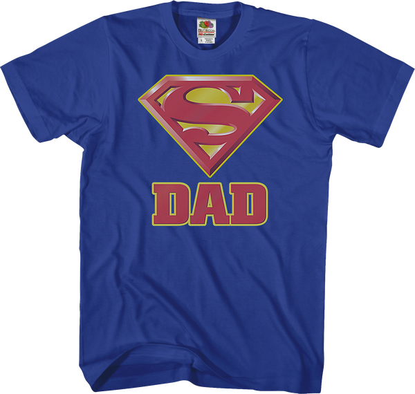 Superman Dad T-Shirt: Super Hero Shirts at 80sTees.com