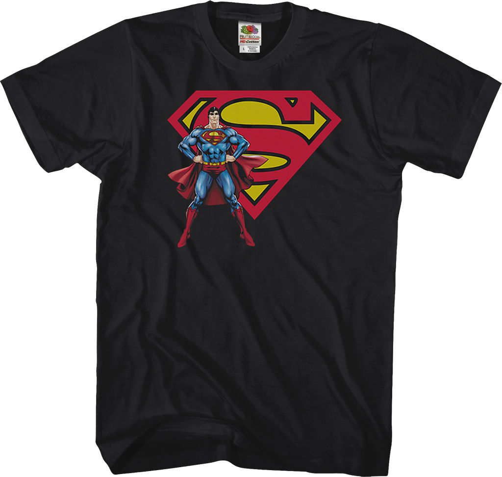 Superman With Logo DC Comics T-Shirt