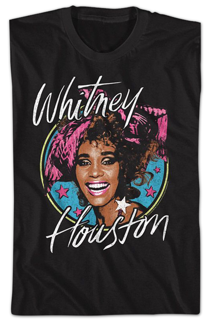 Superstar Whitney Houston T-shirt