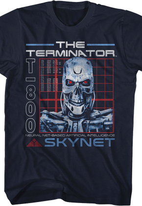 T-800 Endoskelton Terminator T-Shirt