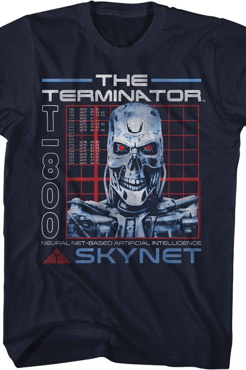 T-800 Endoskelton Terminator T-Shirtmain product image