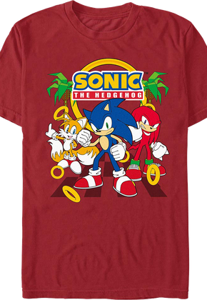 Tails, Knuckles & Sonic The Hedgehog T-Shirt