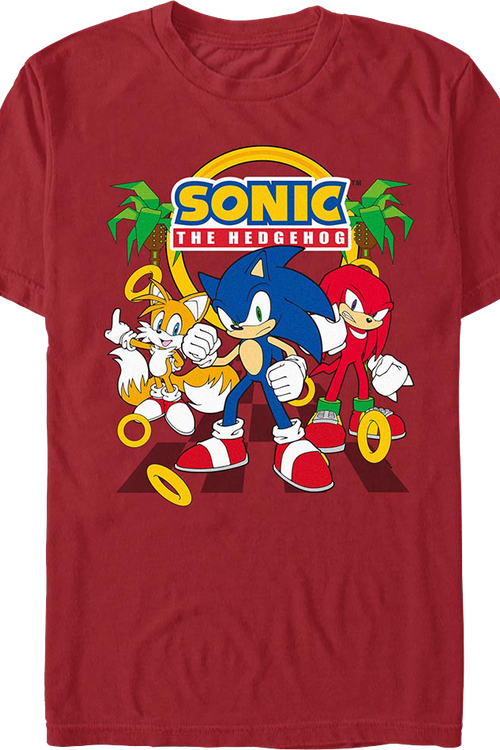 Tails, Knuckles & Sonic The Hedgehog T-Shirtmain product image