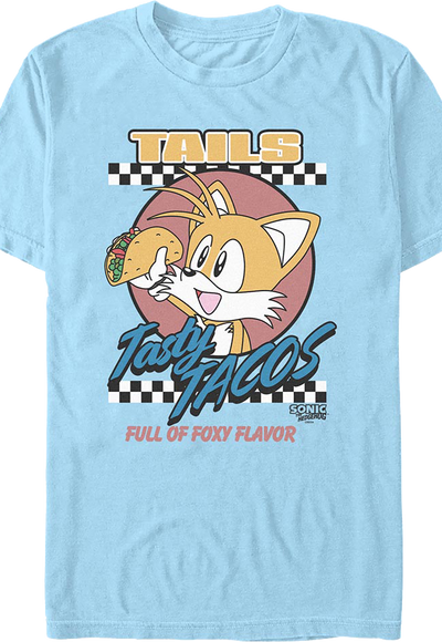 Tails Tasty Tacos Sonic The Hedgehog T-Shirt