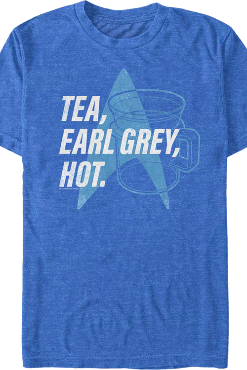 Tea, Earl Grey, Hot Star Trek The Next Generation T-Shirtmain product image