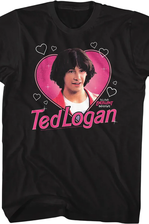 Ted Logan Hearts Bill & Ted's Excellent Adventure T-Shirtmain product image