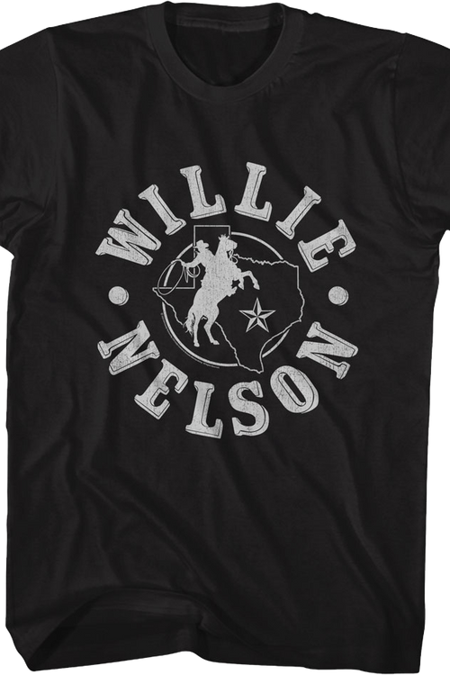 Texas Cowboy Willie Nelson T-Shirtmain product image