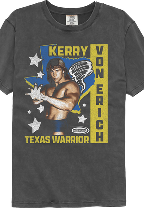 Texas Warrior Stars Kerry Von Erich Comfort Colors Brand T-Shirt