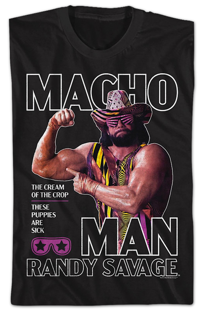 The Cream Of The Crop Flex Macho Man Randy Savage T-Shirt