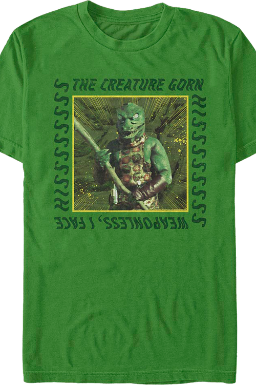 The Creature Gorn Star Trek T-Shirtmain product image