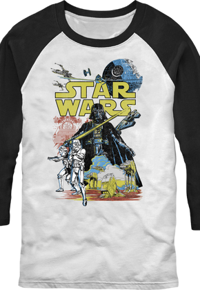 The Empire Strikes Back Star Wars Raglan Baseball Shirt