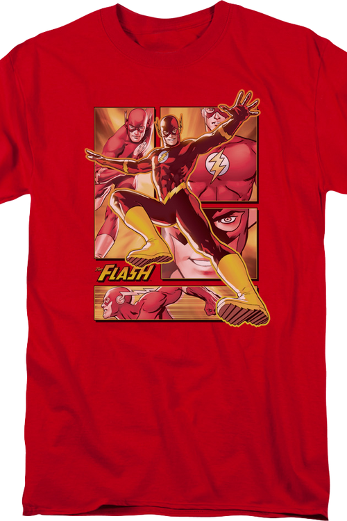 The Flash Panels Collage DC Comics T-Shirtmain product image