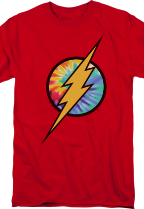 The Flash Tie Dye Logo DC Comics T-Shirt