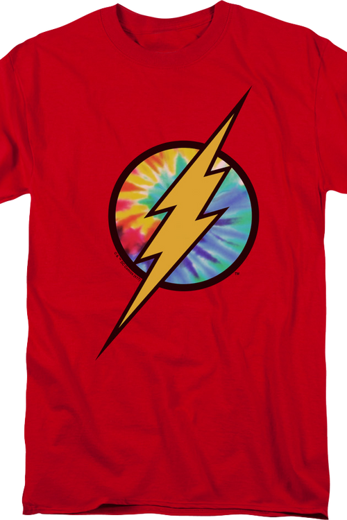 The Flash Tie Dye Logo DC Comics T-Shirtmain product image