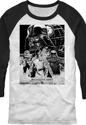 The Galactic Empire Star Wars Raglan Baseball Shirt