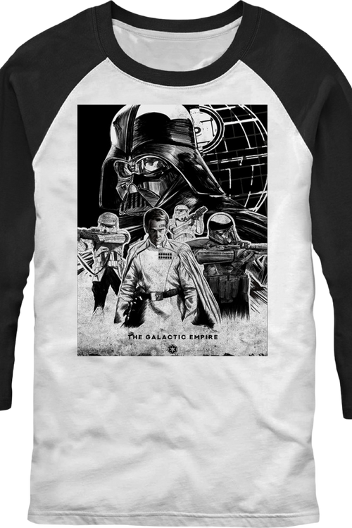 The Galactic Empire Star Wars Raglan Baseball Shirtmain product image