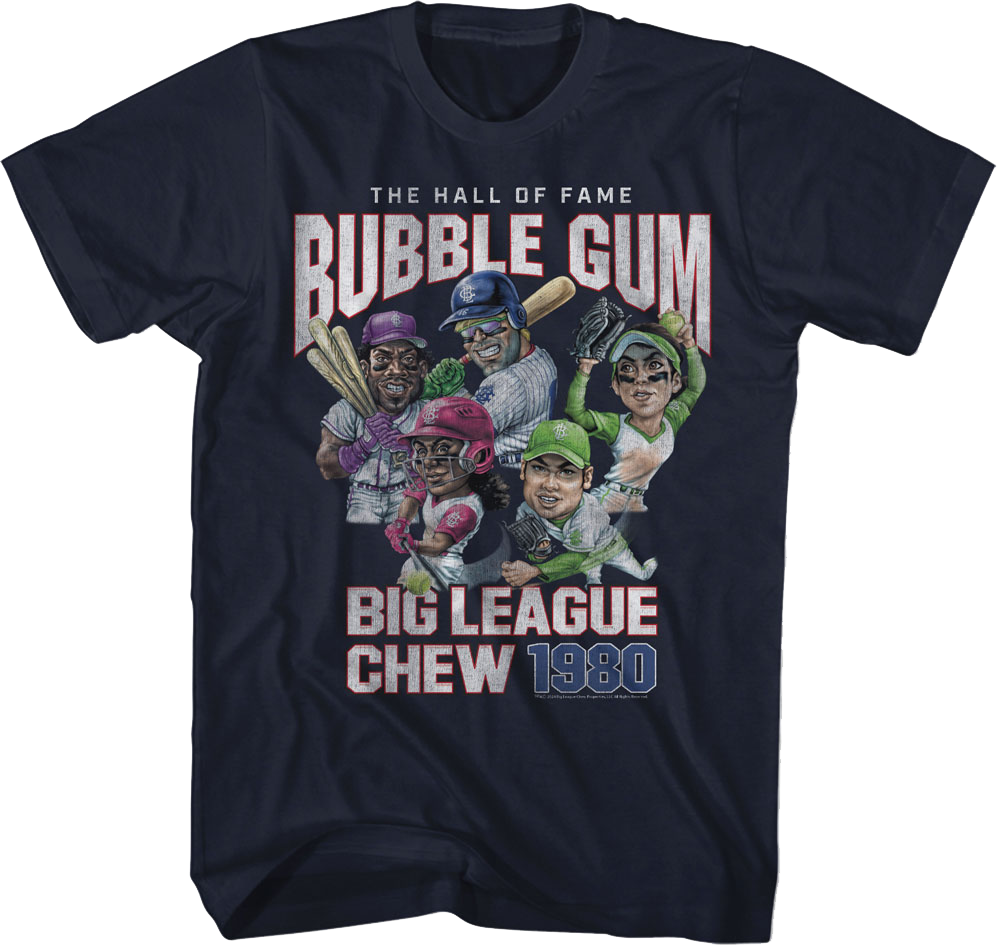 The Hall Of Fame Bubble Gum Big League Chew T-Shirt