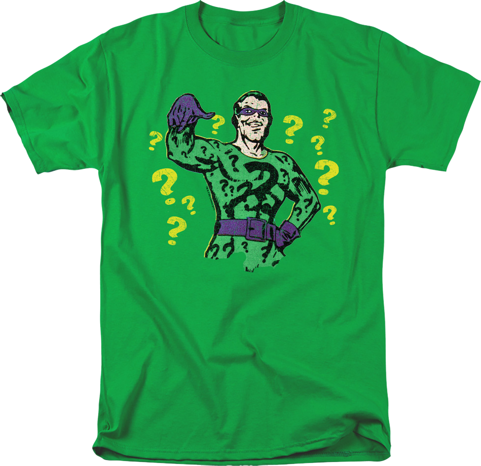 Batman riddler t shirt best sale