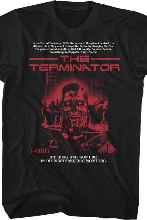 The Thing That Won't Die Terminator T-Shirtmain product image