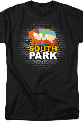 Theme Song Lyrics South Park T-Shirt