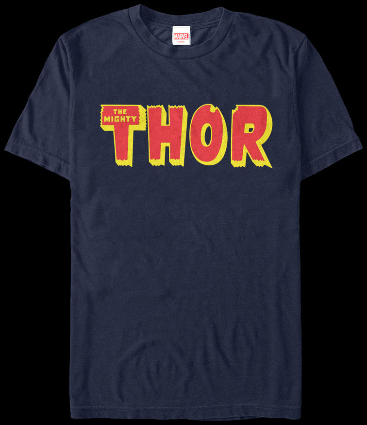 Thor Logo Marvel Comics T-Shirt Men's