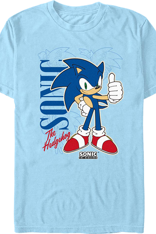 Thumbs Up Sonic The Hedgehog T-Shirtmain product image