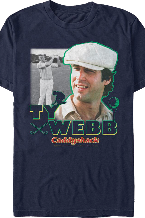 Ty Webb Collage Caddyshack T-Shirtmain product image